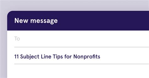 11 Subject Line Tips for Charity and Nonprofit Emails.